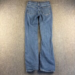 GAP Jeans Women's 4/27 Denim Universal Baby Boot Jeans Blue Front Seam Stretch